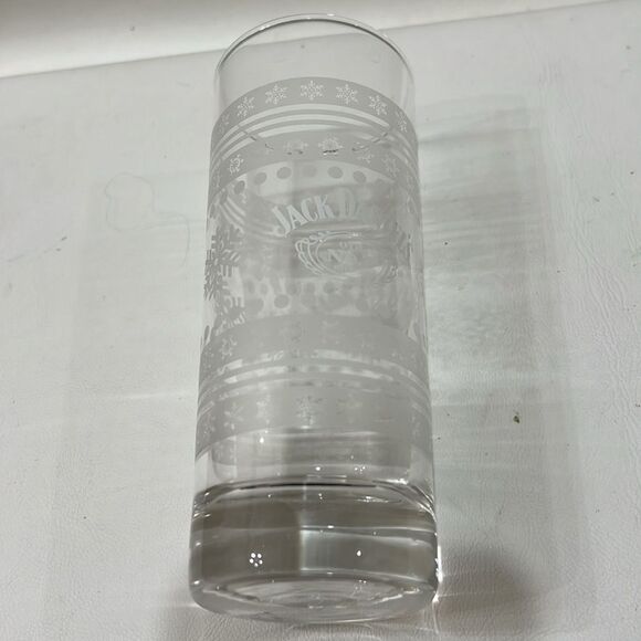 Jack Daniels Clear Glass Tumbler 10 Oz 6 1/4 In Tall 2 1/4 In Round Old No 7 - Picture 4 of 6